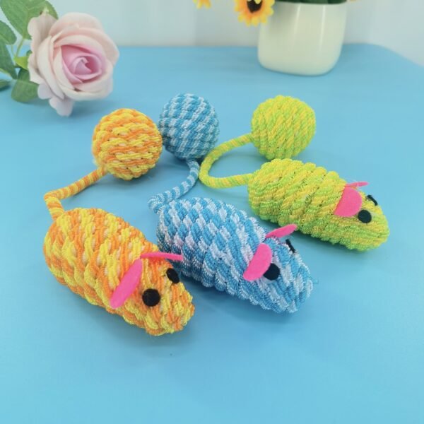 Rope Mouse Cat Toy