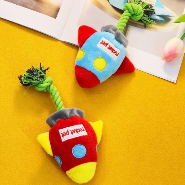 Plush Pet Toy with Rope - 图片 5
