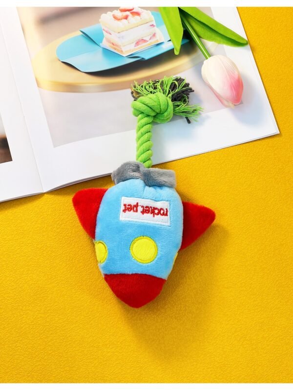 Plush Pet Toy with Rope - 图片 3