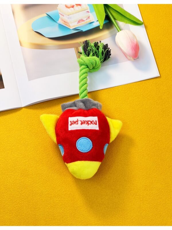 Plush Pet Toy with Rope - 图片 2